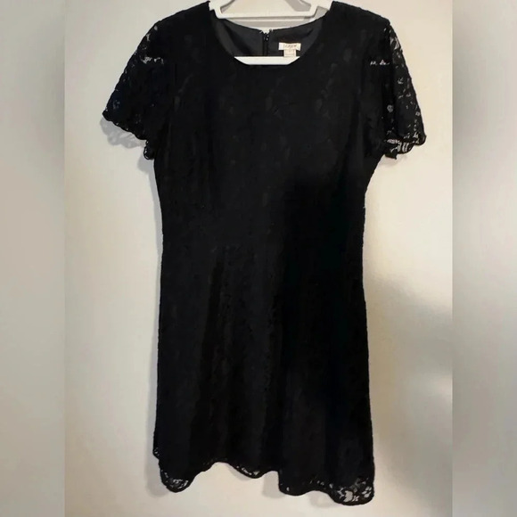 J. Crew Dresses & Skirts - J. Crew Lace A-Line Dress - Black, S